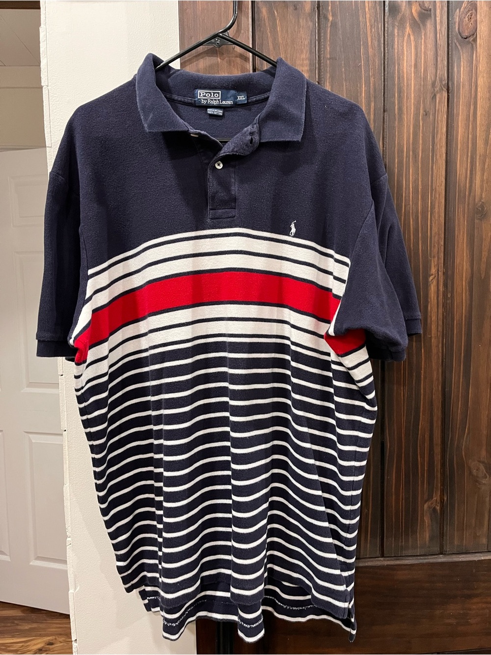 Polo men’s xxl terry cloth type feel.